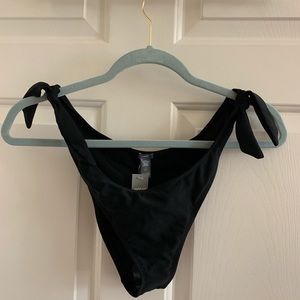 Aerie black bikini bottoms